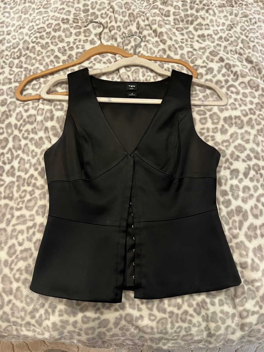 Aritzia TEN Black Corset Top (S)